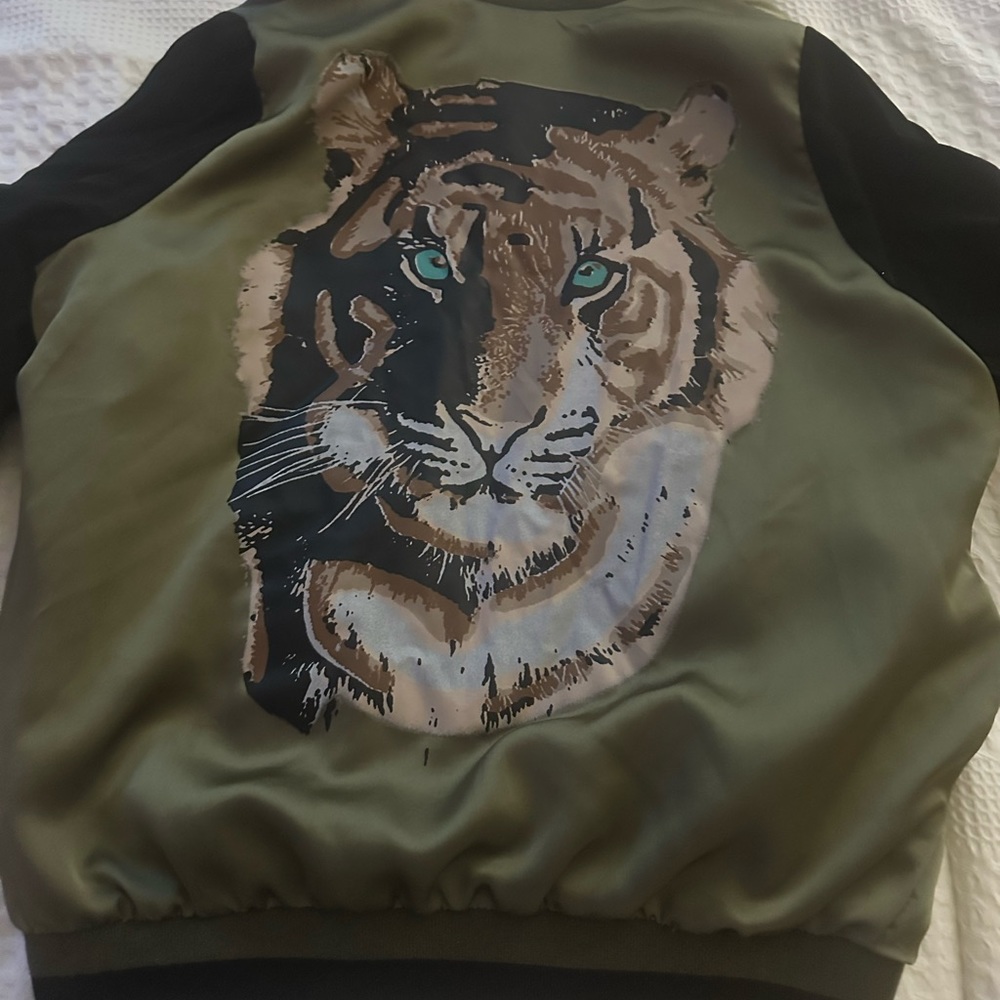 Double zero green and black jacket